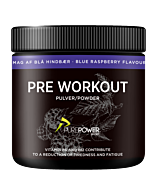 PurePower PWO pulver Blue Raspberry (300 g)