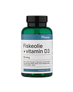 Mezina Fiskeolie M. Vitamin D3 50 mcg (160 kaps)