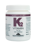 Natur Drogeriet K2 Vitamin 45 Î¼g (180 tab)