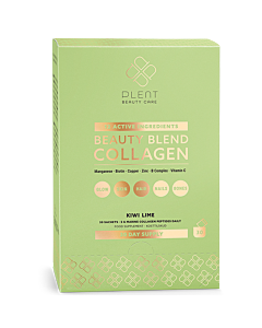 Plent Beauty Blend Collagen Kiwi Lime Box (30 breve)