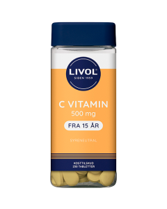 Livol C-vitamin 500 mg Syreneutral (230 tabs)