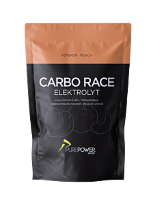 PurePower Carbo Race Elektrolyt Fersken (1 kg)