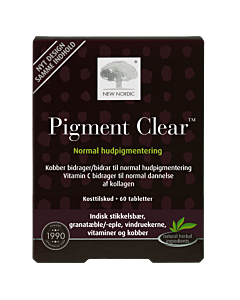 New Nordic Skin Care Pigment Clear (60 tabletter)