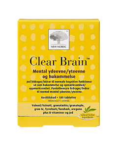 New Nordic Clear Brain (180 tabletter)