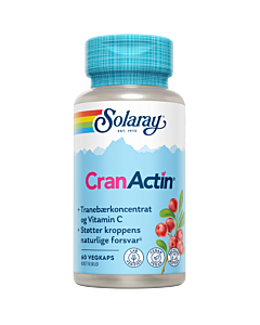 Solaray CranActin Tranebærekstrakt 400 mg (60 tabletter)
