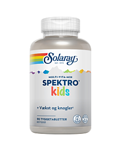 Solaray Spektro Kids Multi-Vita-Min med bærsmag (90 tyggetabletter)