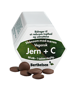 Berthelsen Jern + C (90 tabletter)