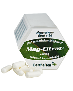 Berthelsen Mag-Citrat (120 kap)