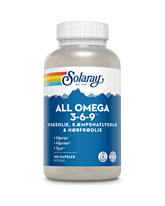 Solaray All Omega 3-6-9 (180 kapsler)