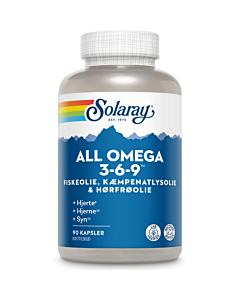 Solaray All Omega 3-6-9 (90 kapsler)