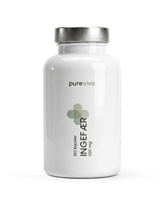 Pureviva Ingefær (600 mg) (180 kaps)