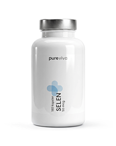 Pureviva Selen (50 mcg) (180 kaps)