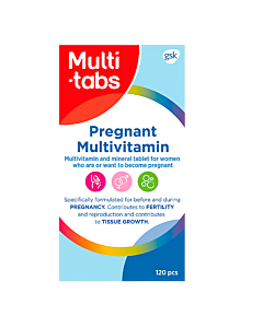 Multi-Tabs Pregnant Multivitamin (120 tabs)